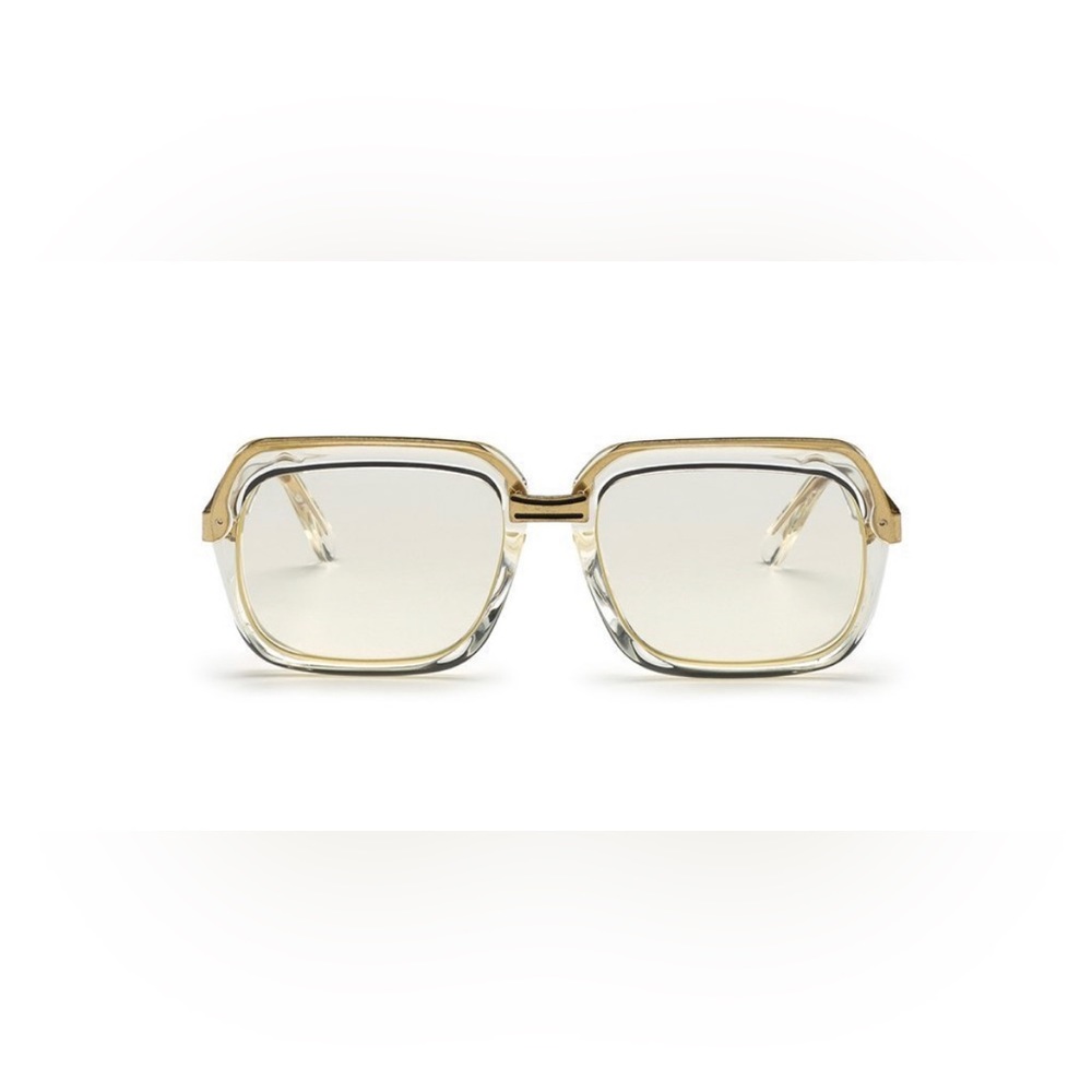100% Auth Celine Vintage Style Glasses Sunglasses CL40050U-022 Clear Gold
